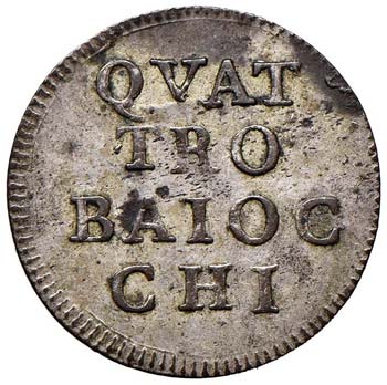 PIO VI (1775 – 1799) - QUATTRO ... 