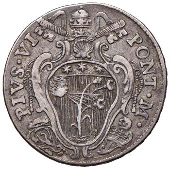 PIO VI (1775 – 1799) - LIRA 1779 ... 