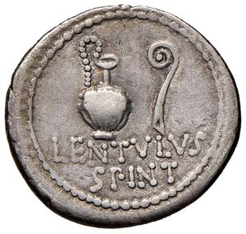 CASSIO (43 – 42 A.C.) DENARIO V. ... 