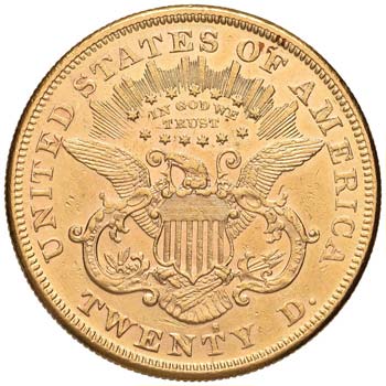 USA - VENTI DOLLARI 1876 S KM. ... 