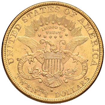 USA - VENTI DOLLARI 1891 S KM. ... 
