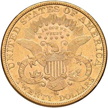 USA - VENTI DOLLARI 1892 S KM. ... 