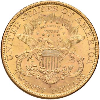 USA - VENTI DOLLARI 1894 S KM. ... 