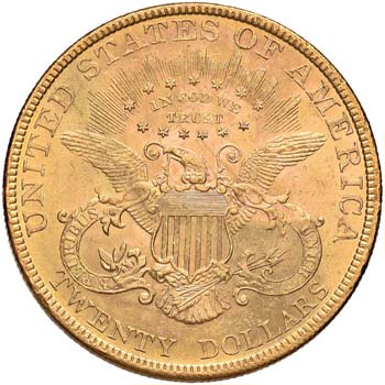 USA - VENTI DOLLARI 1895 KM. 74.3  ... 