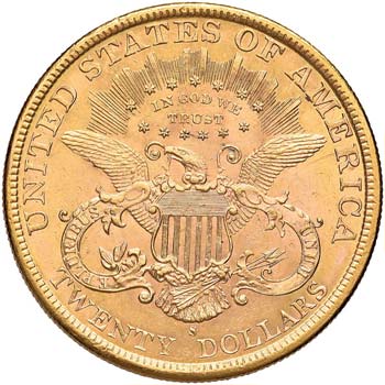 USA - VENTI DOLLARI 1897 S KM. ... 