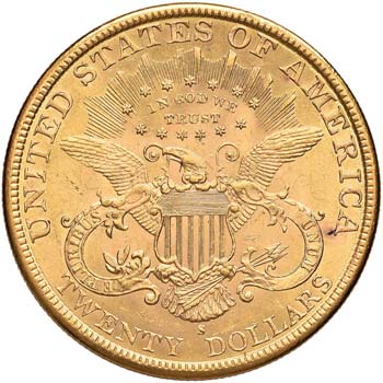 USA - VENTI DOLLARI 1898 S KM. ... 