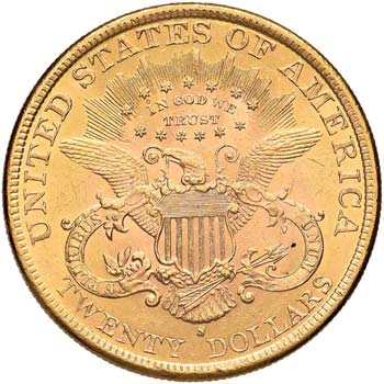 USA - VENTI DOLLARI 1899 S KM. ... 
