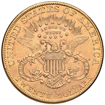USA - VENTI DOLLARI 1905 S KM. ... 