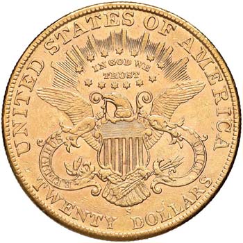 USA - VENTI DOLLARI 1907 S KM. ... 