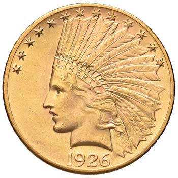 USA - DIECI DOLLARI 1926  KM. 130  ... 