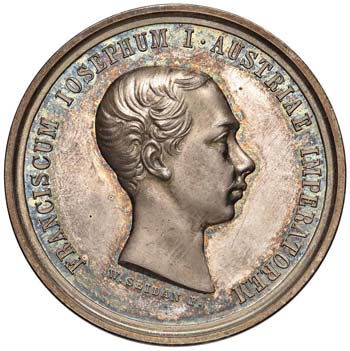 AUSTRIA - MEDAGLIA 1853 DIAM. 43 ... 