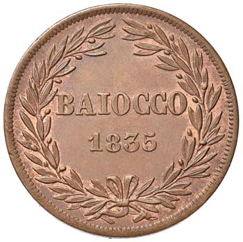 ROMA - BAIOCCO 1835 A. V PAG. 262  ... 