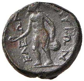 LUCANIA - (CIRCA 215 A.C.) AE 17 ... 