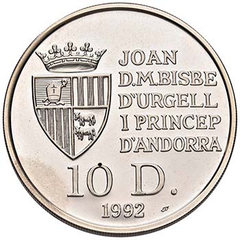 ANDORRA - DIECI DINERS 1992 KM. 76 ... 