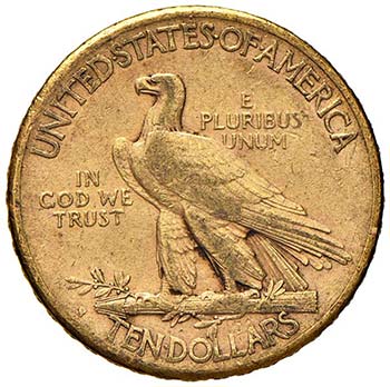 USA - DIECI DOLLARI 1910 S KM. 130 ... 
