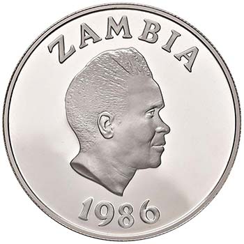ZAMBIA - DIECI KWACHA 1986 KM. 25  ... 