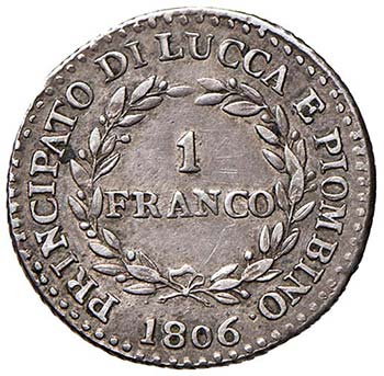 LUCCA - FRANCO 1806 MIR. 245/2  AG ... 