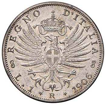 LIRA 1906 PAG. 766  AG  GR. 4,96