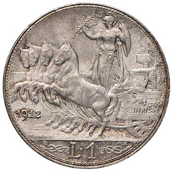 LIRA 1912 PAG. 771  AG  GR. 4,97