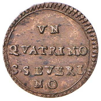 SAN SEVERINO - PIO VI (1775 – ... 