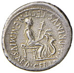 MEMMIA  C. MEMMIUS C. F. (56 A.C.) - DENARIO ... 
