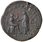 ADRIANO (117 - 138 D.C.) - SESTERZIO - C. 91 ... 