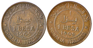 BESA 1909 (2 ESEMPLARI) - PAG. 985  CU  