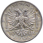 ALBANIA - DIECI LEK 1939 A. XVII - PAG. 991  ... 