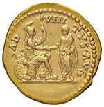 ADRIANO (117 – 138 D.C.) AUREO C. 79  AU  ... 