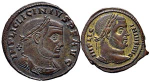 LICINIO (308 – 324 D.C.) LOTTO DI DUE ... 