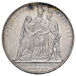AUSTRIA - DUE FIORINI 1854 AG  GR. 25,99