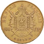 FRANCIA - CENTO FRANCHI 1859 A KM. 786.1  AU ... 