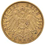 GERMANIA - DIECI MARCHI 1903 KM. 520  AU  ... 