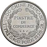 INDOCINA FRANCESE - PIASTRA 1893 KM. 5  AG  ... 
