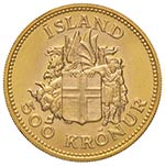 ISLANDA - REPUBBLICA CINQUECENTO CORONE 1961 ... 