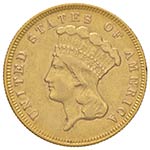 USA - TRE DOLLARI 1878 ... 