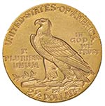USA - 2 ½ DOLLARI 1910 KM. 128  AU  GR. 4,18
