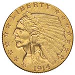 USA - 2 ½ DOLLARI 1924 ... 