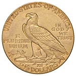 USA - 2 ½ DOLLARI 1926 KM. 128  AU  GR. 4,19