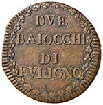 FOLIGNO - PIO VI (1775 – 1799) DUE ... 