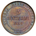 CINQUE CENTESIMI 1859 BIRMINGHAM PAG. 445  ... 