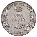 SOMALIA ITALIANA  RUPIA 1910 PAG. 958  AG  ... 