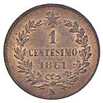 CENTESIMO 1861 NAPOLI PAG. 563  CU  GR. 0,94 ... 