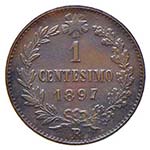 CENTESIMO 1897 PAG. 627  CU  GR. 1,02  R 