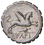 PAPIA L. PAPIUS (79 A.C.) DENARIO V. 438  AG ... 
