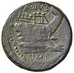 SESTO POMPEO (+ 35 A.C.) ASSE CR. 479/1  AE  ... 