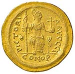 GIUSTINO II (565 - 578) SOLIDO OFFICINA I ... 