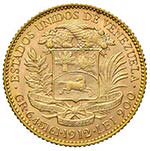 VENEZUELA - REPUBBLICA VENTI BOLIVARES 1912 ... 
