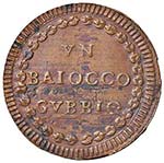 GUBBIO - PIO VI (1775 - 1799) BAIOCCO A. ... 