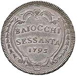 ROMA - SESSANTA BAIOCCHI 1795 A. XXI M. 59  ... 